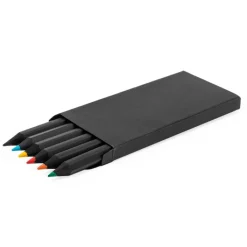 Gift Campaign Set di 6 matite colorate in legno in scatola di cartone riciclato> Matite Colorate