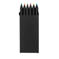Gift Campaign Set di 6 matite colorate in legno in scatola di cartone riciclato></noscript> Matite Colorate