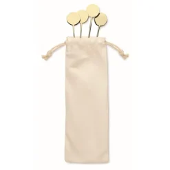 Gift Campaign Set di 4 paletti agitatori dorati di metallo per mescolare i Cocktail> Altri Utensili Da Cucina