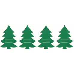 Gift Campaign Set di 4 porta posate a forma di abete personalizzabili Christmas Tree></noscript> Gadget Natalizi