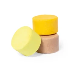 Gift Campaign Set di 3 shampoo vegani da 30 gr l'uno in sacchetto di cotone con logo> Gadget Per Parrucchieri