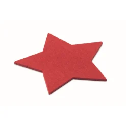 Gift Campaign Set di 4 sottobicchieri personalizzati in feltro a forma di stella> Gadget Natalizi