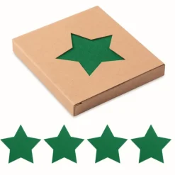 Gift Campaign Set di 4 sottobicchieri personalizzati in feltro a forma di stella></noscript> Gadget Natalizi