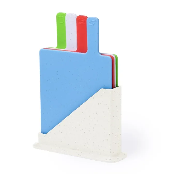 Gift Campaign Set di 4 taglieri in PP per diversi tipi di alimenti> Taglieri