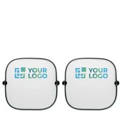 Gift Campaign Set di 2 tendine parasole per auto personalizzate con 2 ventose Shadow></noscript> Gadget Per Auto