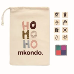 Gift Campaign Set di 8 timbri in legno con disegni natalizi Christmas></noscript> Gadget Natalizi