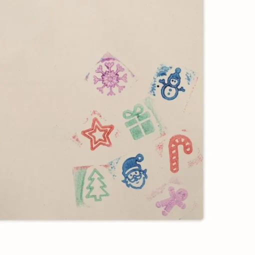 Gift Campaign Set di 8 timbri in legno con disegni natalizi Christmas> Gadget Natalizi