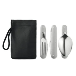 Gift Campaign Set di posate personalizzate pieghevoli da campeggio in acciaio Inox></noscript> Altri Utensili Da Cucina