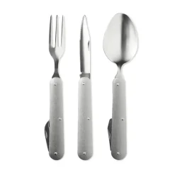 Gift Campaign Set di posate personalizzate pieghevoli da campeggio in acciaio Inox></noscript> Altri Utensili Da Cucina