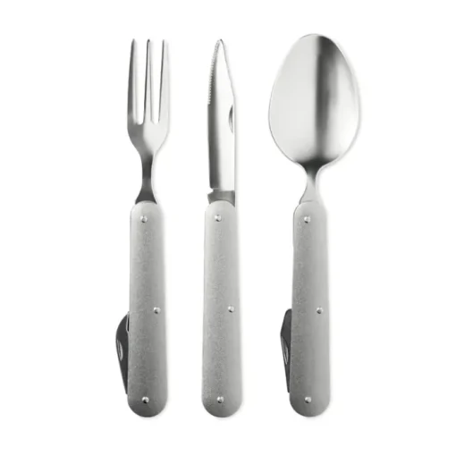 Gift Campaign Set di posate personalizzate pieghevoli da campeggio in acciaio Inox> Altri Utensili Da Cucina