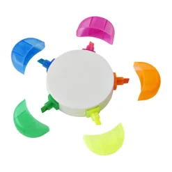 Gift Campaign Set evidenziatori promozionali a forma di fiore 5 colori Flower> Evidenziatori