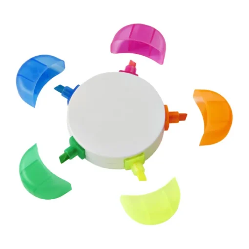 Gift Campaign Set evidenziatori promozionali a forma di fiore 5 colori Flower> Evidenziatori