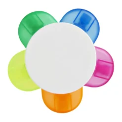 Gift Campaign Set evidenziatori promozionali a forma di fiore 5 colori Flower> Evidenziatori