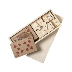 Gift Campaign Set giochi ecologici carte e domino in scatola di con logo Funny></noscript> Giochi E Passatempo