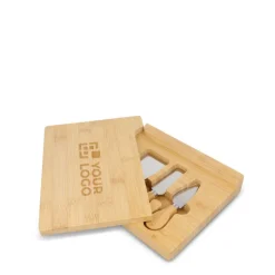 Gift Campaign Set in bambù personalizzabile con utensili per formaggi e vino></noscript> Gadget Per Vino|Cavatappi Personalizzati