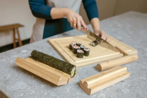 Gift Campaign Set in legno di bambù personalizzabile per preparare il sushi Ukiyo> Altri Utensili Da Cucina