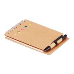 Gift Campaign Set memo con logo spiralato segnapagina e penna Sticky Bloc></noscript> Post-It E Memo|Block Notes