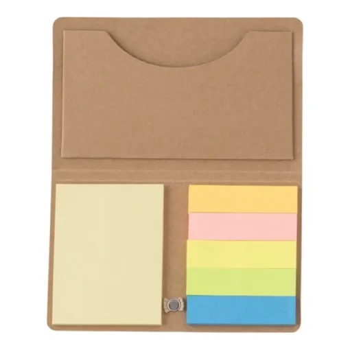 Gift Campaign Set memo con memo sticker in vari colori e dimensioni e portatessere> Post-It E Memo