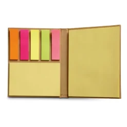 Gift Campaign Set memo due misure in cartone riciclato con stickers EcoStick> Post-It E Memo