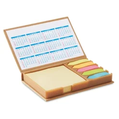 Gift Campaign Set note adesive con segnapagine colorati e calendario Calendar> Post-It E Memo