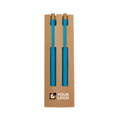 Gift Campaign Set penna con inchiostro blu e matita infinita in fibra di grano><noscript><img width=