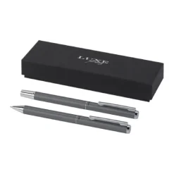 Gift Campaign Set penna e roller in alluminio riciclato anodizzato a inchiostro nero></noscript> Penne Ecologiche