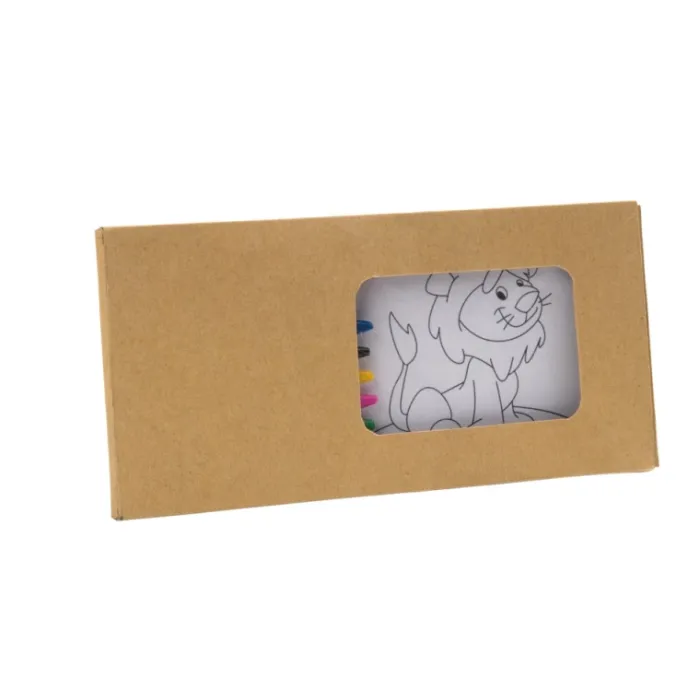 Gift Campaign Set per bambini da colorare con disegni e 8 colori pastello Colortime> Matite Colorate