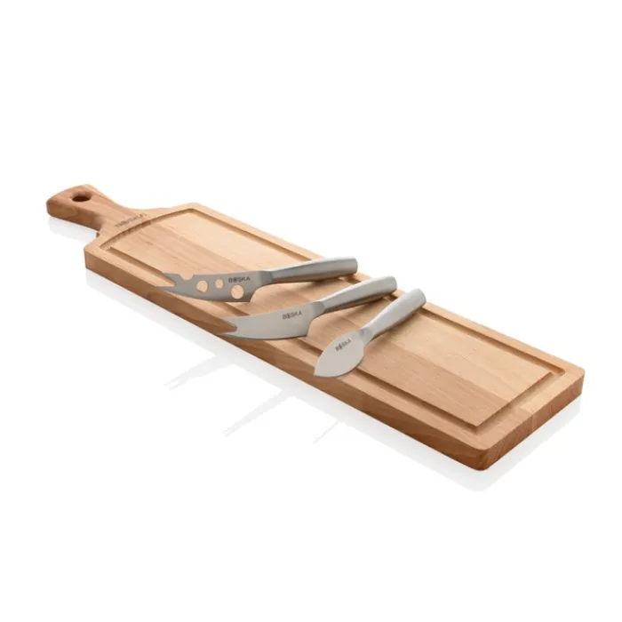 Gift Campaign Set per formaggi con tagliere in legno e coltelli Boska> Altri Utensili Da Cucina|Taglieri