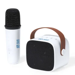 Gift Campaign Set per il karaoke con altoparlante da 5W e microfono bluetooth></noscript> Casse Personalizzate