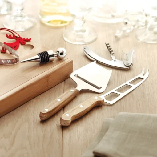 Gift Campaign Set pubblicitario per formaggi e vino in scatola di Camembert> Altri Utensili Da Cucina