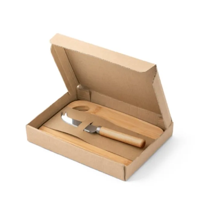 Gift Campaign Set tagliere con logo con coltello da formaggio Gruyere> Altri Utensili Da Cucina
