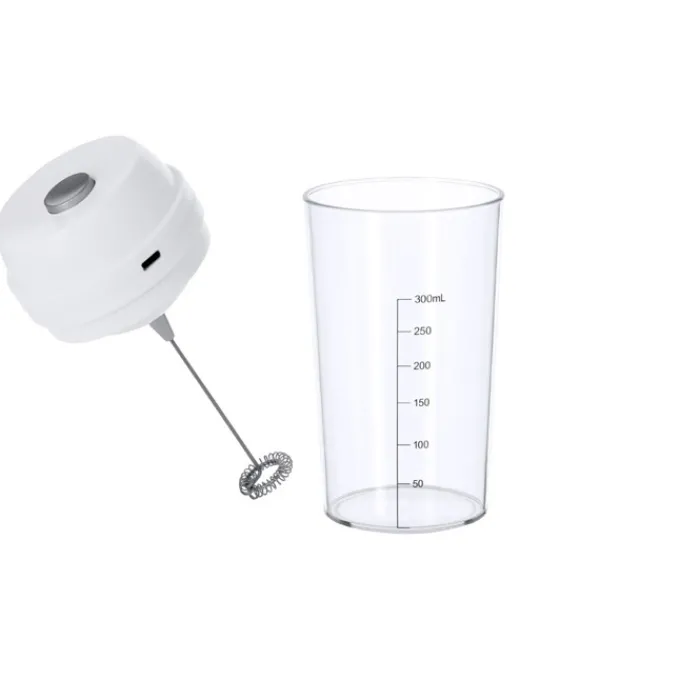 Gift Campaign Shaker con mixer elettrico nel tappo colorato e scala di misura 300ml> Altri Utensili Da Cucina