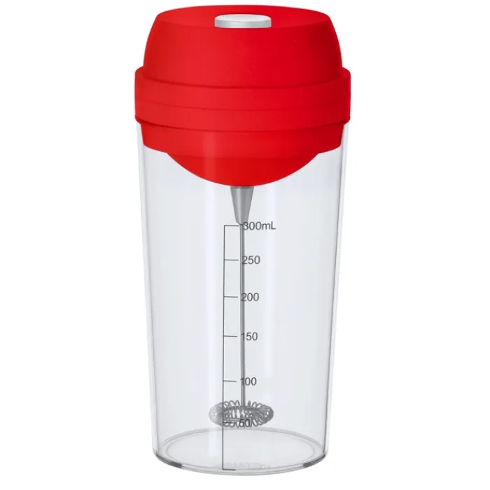 Gift Campaign Shaker con mixer elettrico nel tappo colorato e scala di misura 300ml> Altri Utensili Da Cucina