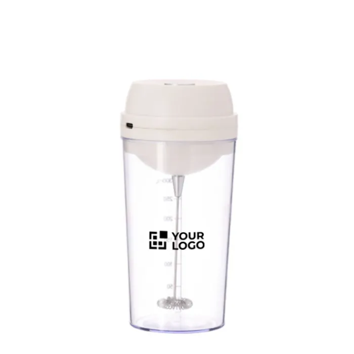Gift Campaign Shaker con mixer elettrico nel tappo colorato e scala di misura 300ml> Altri Utensili Da Cucina