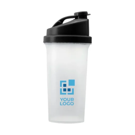 Gift Campaign Shaker promozionale trasparente con tappo colorato da 700ml Powder> Gadget Palestra