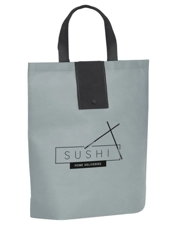 Gift Campaign Shopper bicolore in tnt pieghevoli economiche 80 g/m2 Origami Large> Shopper Tnt