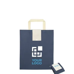 Gift Campaign Shopper bicolore in tnt pieghevoli economiche 80 g/m2 Origami Large></noscript> Shopper Tnt