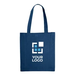 Gift Campaign Shopper colorata con soffietto in cotone 140 g/m2 certificata OEKO-TEX></noscript> Shopper In Cotone Personalizzate