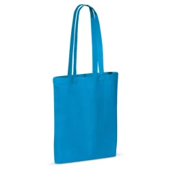 Gift Campaign Shopper colorata di cotone con certificazione OEKO-TEX di colori 140 g/m2></noscript> Shopper In Cotone Personalizzate