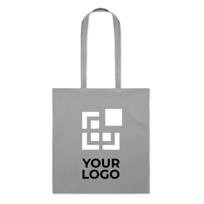 Gift Campaign Shopper colorata in cotone biologico da 180 gr/m2 con manici lunghi> Tote Bag Personalizzate|Shopper In Cotone Personalizzate