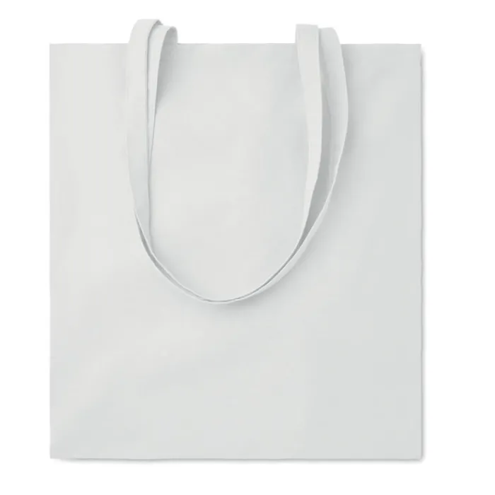 Gift Campaign Shopper colorata in cotone biologico da 180 gr/m2 con manici lunghi> Tote Bag Personalizzate|Shopper In Cotone Personalizzate