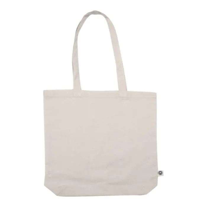Gift Campaign Shopper con logo in cotone bio manici lunghi 180 g/m2 Organic Superb> Tote Bag Personalizzate|Shopper In Cotone Personalizzate
