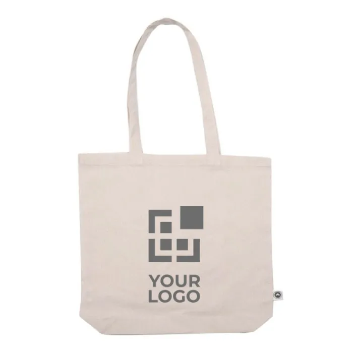 Gift Campaign Shopper con logo in cotone bio manici lunghi 180 g/m2 Organic Superb> Tote Bag Personalizzate|Shopper In Cotone Personalizzate