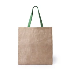 Gift Campaign Shopper con logo in iuta e cotone con manici colorati Jute Grocery></noscript> Borse In Juta|Tote Bag Personalizzate