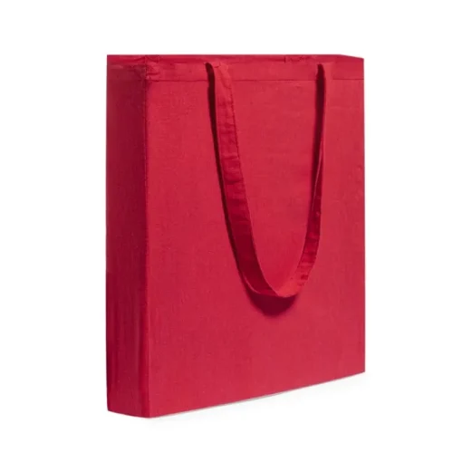 Gift Campaign Shopper con manici lunghi e soffietto in 100% cotone da 105 g/m²> Shopper In Cotone Personalizzate