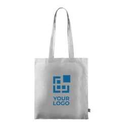 Gift Campaign Shopper dai manici lunghi in cotone colorato 180 g/m2 del Fairtrade></noscript> Shopper In Cotone Personalizzate