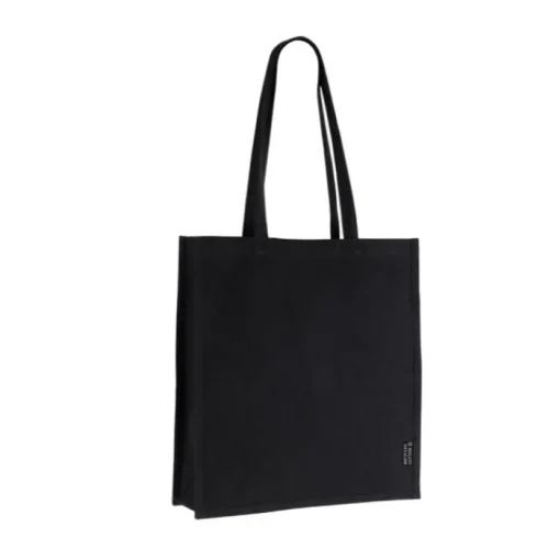 Gift Campaign Shopper dai manici lunghi in cotone riciclato certificato GRS 180g/m²> Shopper In Cotone Personalizzate