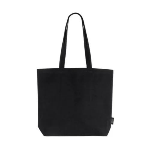 Gift Campaign Shopper dai manici lunghi e soffietto in cotone riciclato GRS 180g/m²> Shopper In Cotone Personalizzate