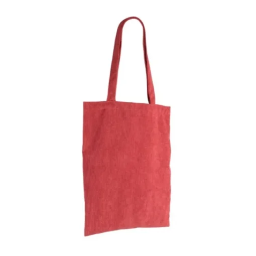 Gift Campaign Shopper dai manici lunghi in velluto a coste di poliestere 240 gr/m²> Borse Di Tela Personalizzate