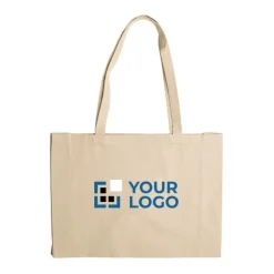 Gift Campaign Shopper di cotone con soffietto e certificazione OEKO-TEX da 280 g/m2></noscript> Shopper In Cotone Personalizzate
